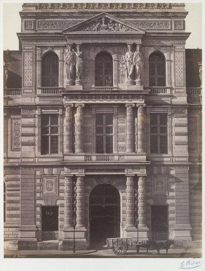 Imperial Library of the Louvre by Edouard Denis Baldus